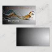 Fußball/Fußball-Trainer-/Spieler-Ball-Team-Verein Visitenkarte (Vorne/Hinten)