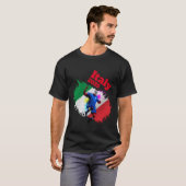 Fußball-Fußball-Weltmeisterschaft Italien Flag 202 T-Shirt (Vorne ganz)