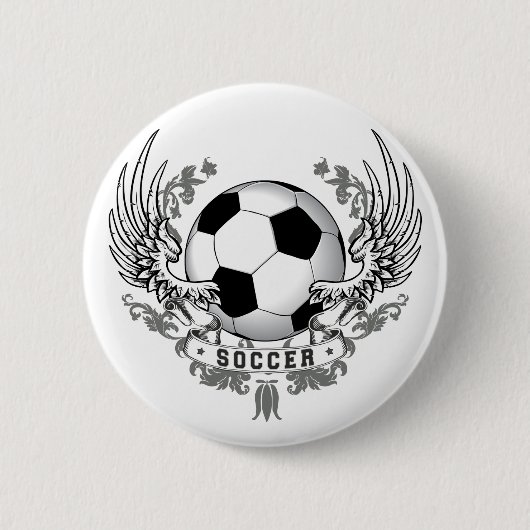 Fußball-Fußball Wings Knopf Button (Vorderseite)