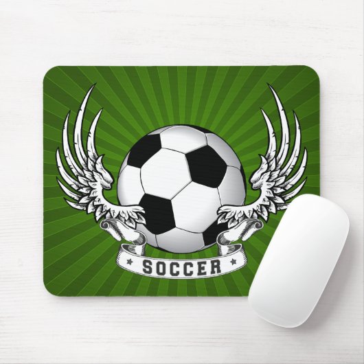 Fußball-Fußball Wings Mousepad (Mit Mouse)