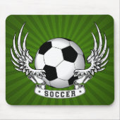 Fußball-Fußball Wings Mousepad (Vorne)