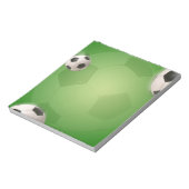 Fußball-Fußball-Ziel - Notepad Notizblock (Rotiert)