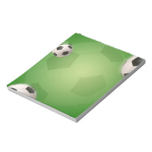 Fußball-Fußball-Ziel - Notepad Notizblock