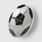 Fußball-Fußballball Runde Wanduhr (Winkel)