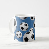 Fußball-Fußballball-Tasse Kaffeetasse (Vorderseite Links)