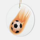 Fußball, Fußballfeuer Keramikornament (Links)