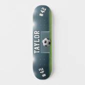 Fußball-Fußballmannschaft Trainer Skateboard (Vorderseite)