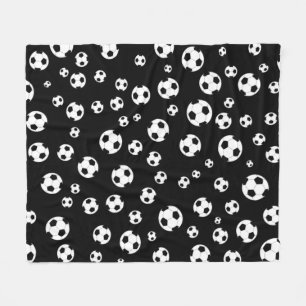 Fußball / Fußballnaht nahtloses Muster  Fleecedecke