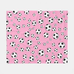 Fußball / Fußballnahtloses Muster Fleecedecke