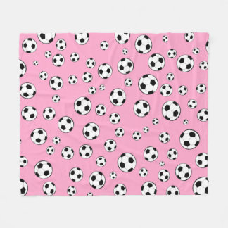 Fußball / Fußballnahtloses Muster Fleecedecke