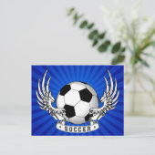 Fußball Fußballspiele Postkarte (Stehend Vorderseite)