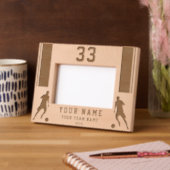 Fußball Fußballspieler Silhouette Sport Geätzte Rahmen (Links)