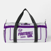 Fußball, Fußballspielerin, Team, Geschenk Duffle Bag (Rückseite)