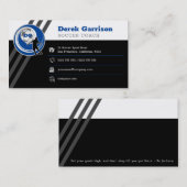 Fußball | Fußballsporttrainer Visitenkarte (Vorne/Hinten)