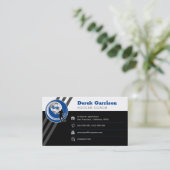 Fußball | Fußballsporttrainer Visitenkarte (Stehend Vorderseite)