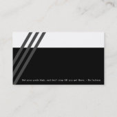 Fußball | Fußballsporttrainer Visitenkarte (Rückseite)