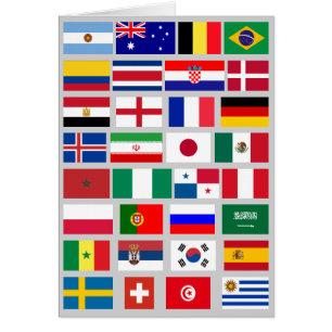 FUSSBALL-FUSSBALLTEAM FLAGS 2018