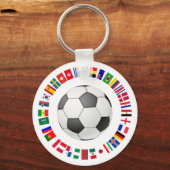 FUSSBALL-FUSSBALLTEAM FLAGS 2018 SCHLÜSSELANHÄNGER (Vorderseite)