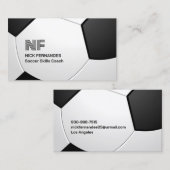 Fußball-Futball-Visitenkarte Visitenkarte (Vorne/Hinten)