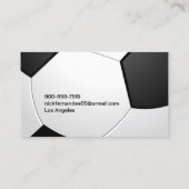 Fußball-Futball-Visitenkarte Visitenkarte (Rückseite)