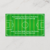 Fußball-Futball-Visitenkarte Visitenkarte (Rückseite)