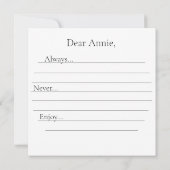 Fußball Futbol Abschluss Gästebuchskarten Ankündigung (Rückseite)