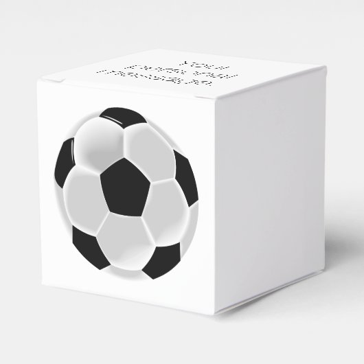 Fußball Futbol Ball Geschenkschachtel (Vorderseite)