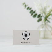 Fußball-Futbol-Ball Visitenkarte (Stehend Vorderseite)
