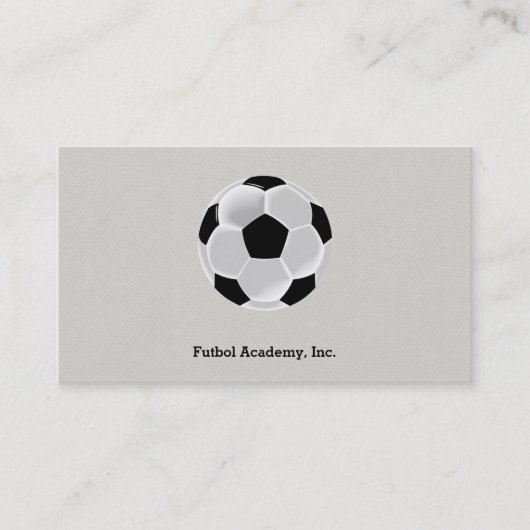 Fußball-Futbol-Ball Visitenkarte (Vorderseite)