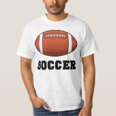 Fußball Futbol Futball Fußball T-Shirt (Vorderseite)
