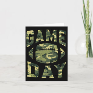 Fußball Gameday Spiel Tages Camo Flagge Patriotisc Karte
