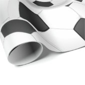 Fußball ganz über giftwrap geschenkpapier (Rolleneckpunkt)