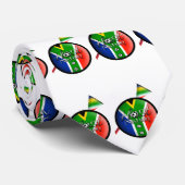 Fußball-Gastgeberlandgeschenke 2010 u. -andenken Krawatte (Gerollt)