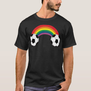 Fußball Gay Rainbow Balls Toleranz Pride Football T-Shirt