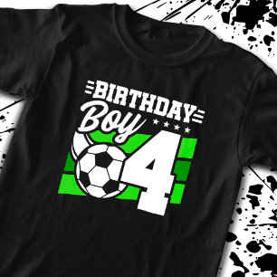 Fußball Geburtstag - 4 Jahre alter Junge - 4. Gebu T-Shirt