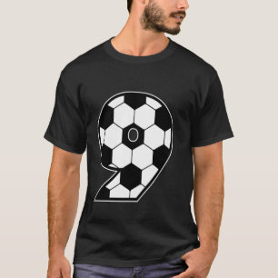 Fußball Geburtstag 9 Jahre alter Fußball T-Shirt