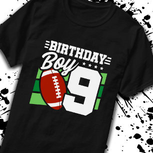 Fußball Geburtstag 9 Jahre Junge 9. Geburtstag T-Shirt