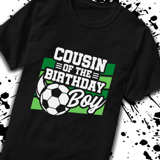 Fußball Geburtstag Cousin - Boys Soccer Geburtstag T-Shirt