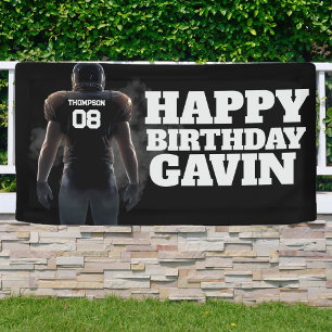 Fußball Geburtstag Custom Indoor Vinyl Banner