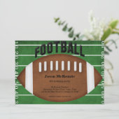 Fußball Geburtstag Einladung (Stehend Vorderseite)