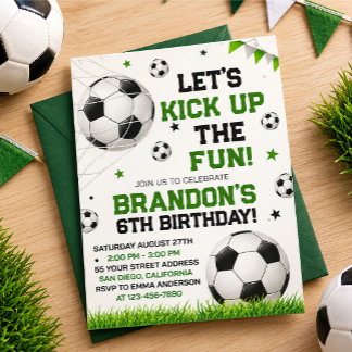 Fußball Geburtstag Einladung