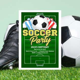 Fußball-Geburtstag Einladung