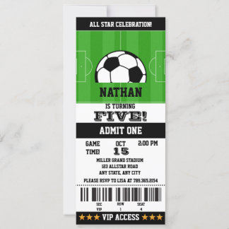 Fußball-Geburtstag Einladung