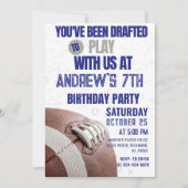 Fußball Geburtstag Einladung (Vorderseite)