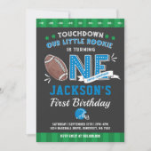 Fußball Geburtstag Einladung Fußball 1. Geburtstag (Vorderseite)