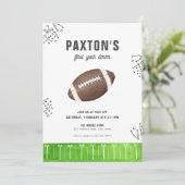 Fußball Geburtstag Erstes Jahr Ab 1. Einladungen (Stehend Vorderseite)