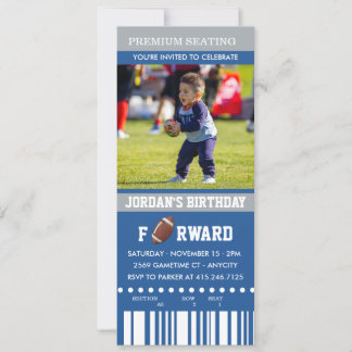 Fußball Geburtstag | Foto Birthday Einladung