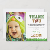 Fußball Geburtstag Foto Danke Karte (Vorderseite)