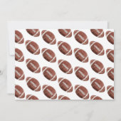 Fußball Geburtstag Foto Danke Karte (Rückseite)