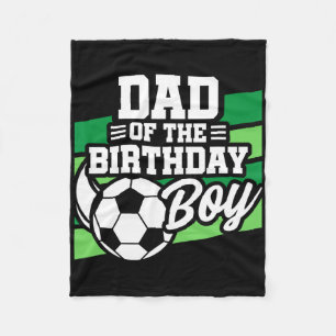 Fußball Geburtstag - Geburtstag Papa - Jungen Fußb Fleecedecke